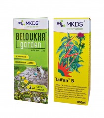 Greito poveikio piktžolių ir samanų naikinimo rinkinys